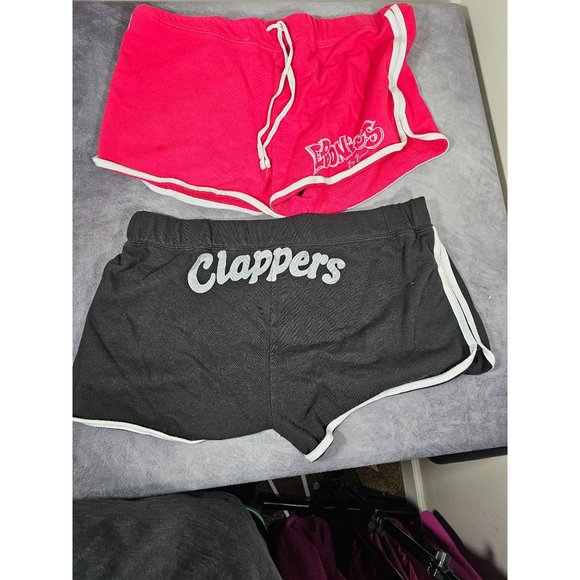 Lot of 2 Women’s Boxer Craft Shorts Workout Running Black And Red Clappers Size - Picture 2 of 4